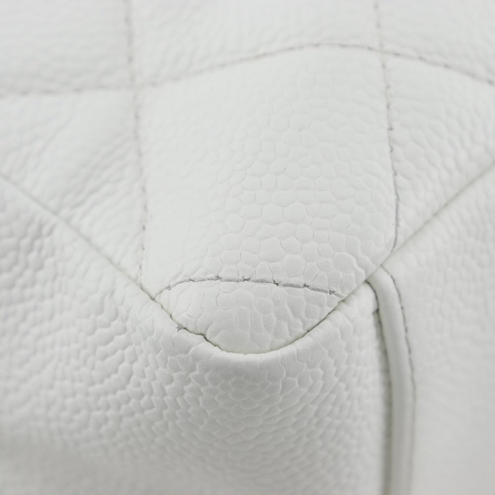 Chanel Caviar Skin Chain Tote Shoulder Bag Classic Flap