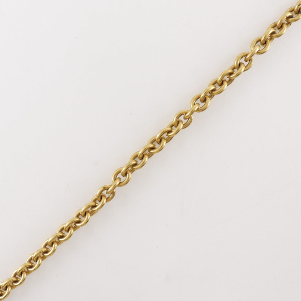 CHANEL Necklace Plated Gold gold vintage COCO Mark