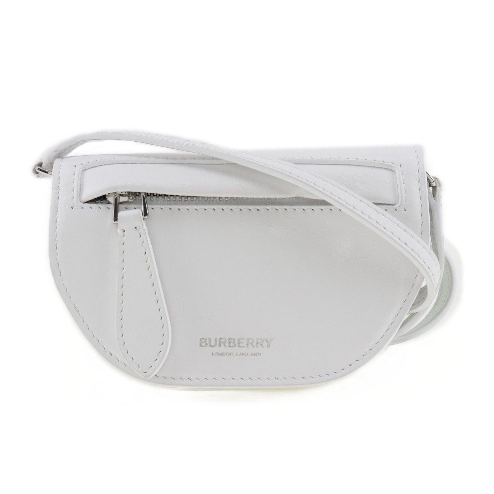 BURBERRY Shoulder Bag leather White Olympia Mini Shoulder Women
