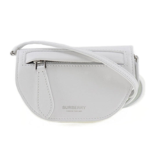 BURBERRY Shoulder Bag leather White Olympia Mini Shoulder Women