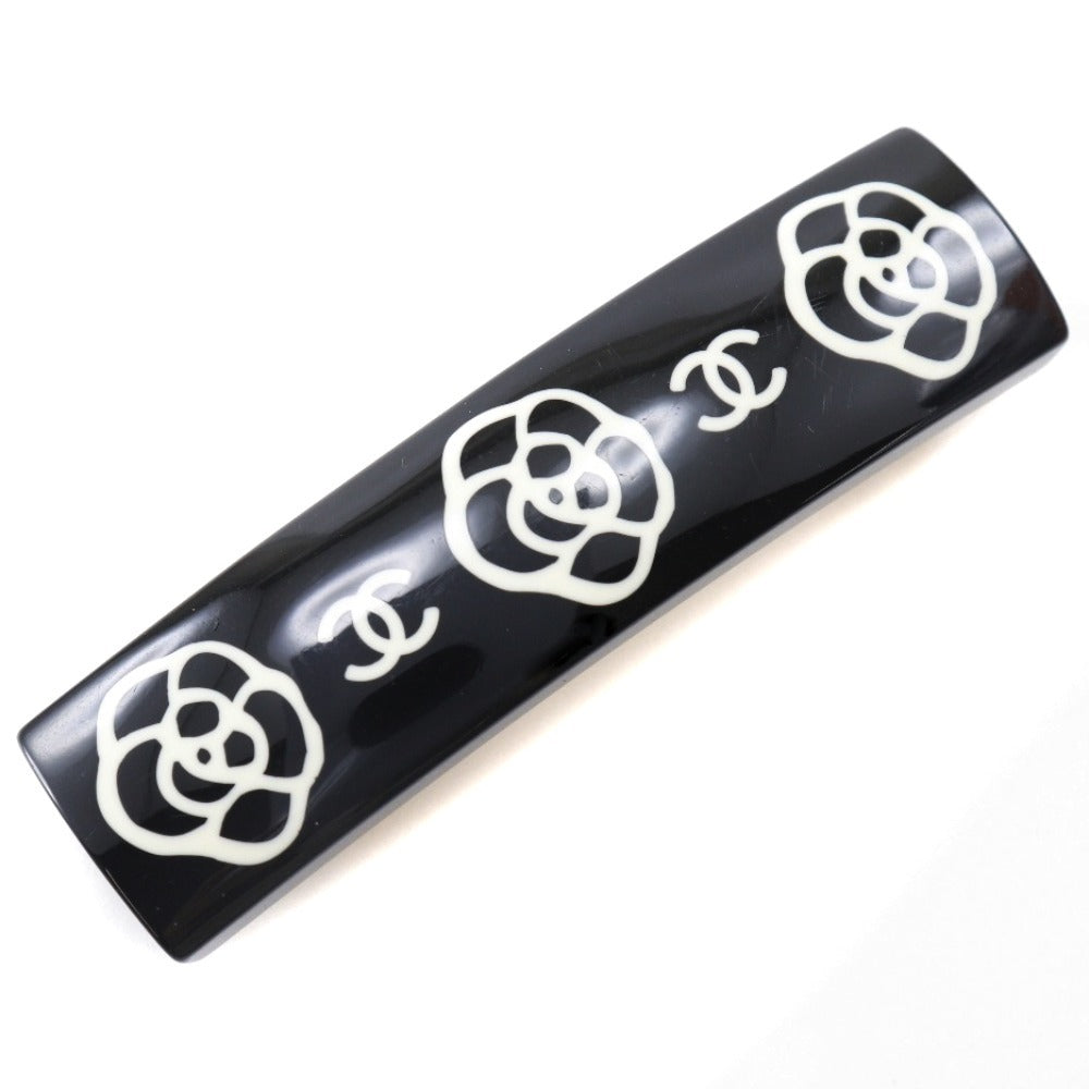 Chanel Camellia Plastic Barrette 03P Classic Flap Tote