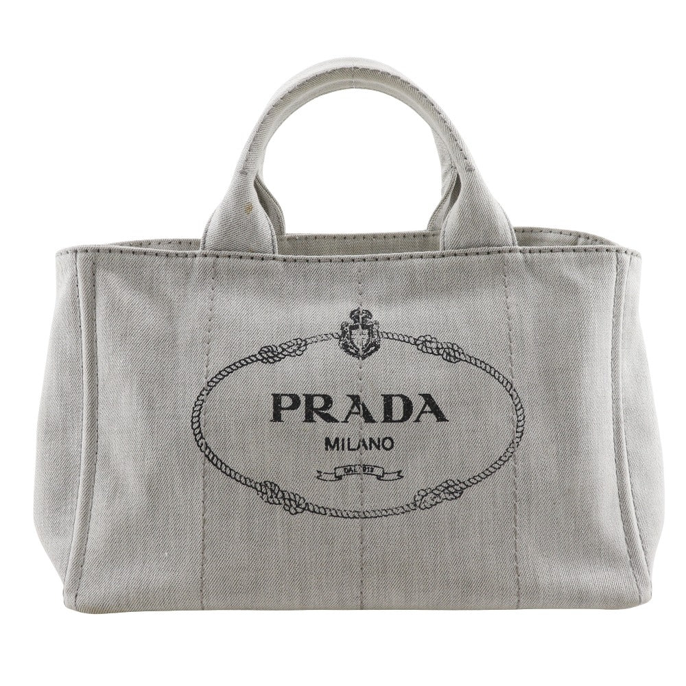 Prada Canapa Denim 2way Handbag