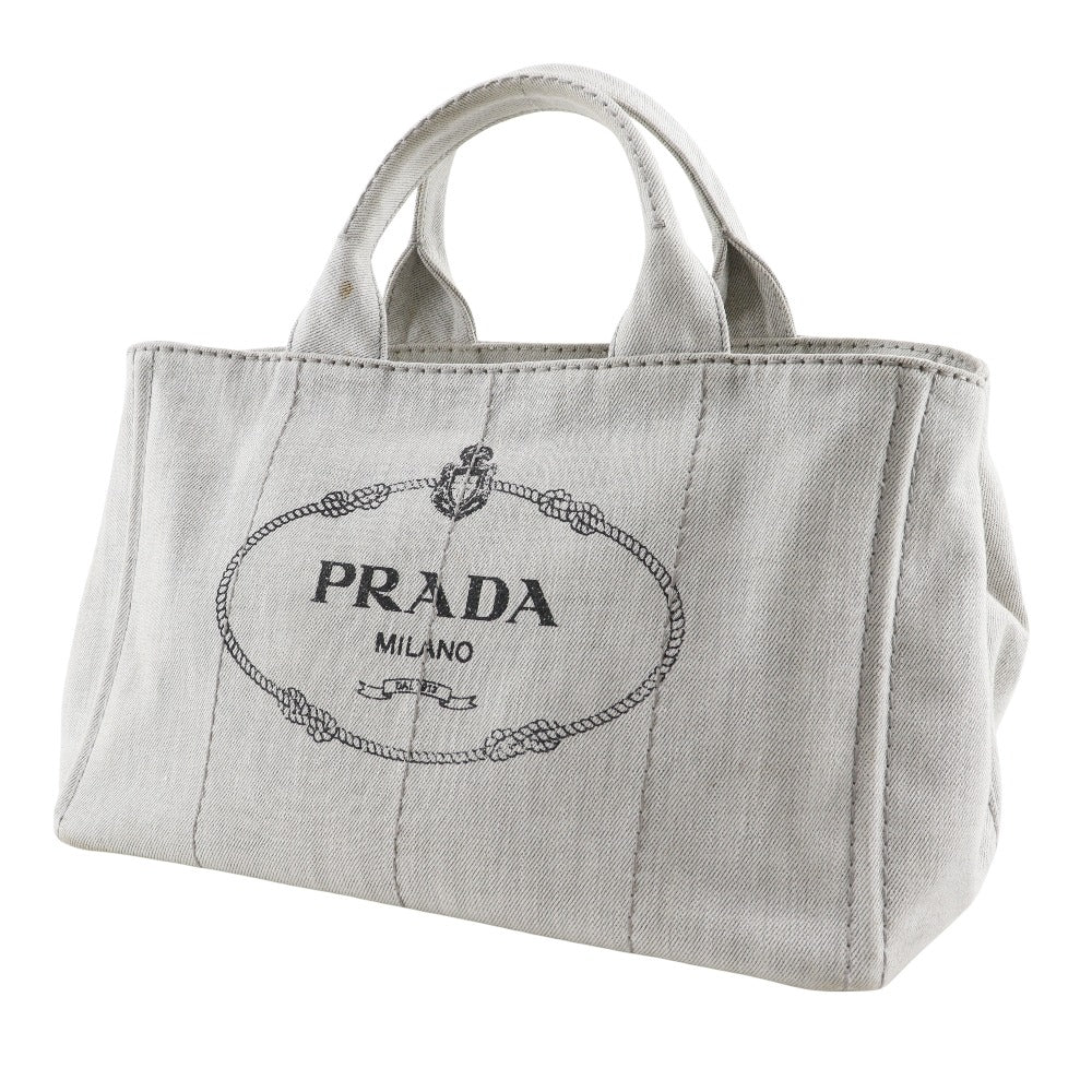 Prada Canapa Denim 2way Handbag