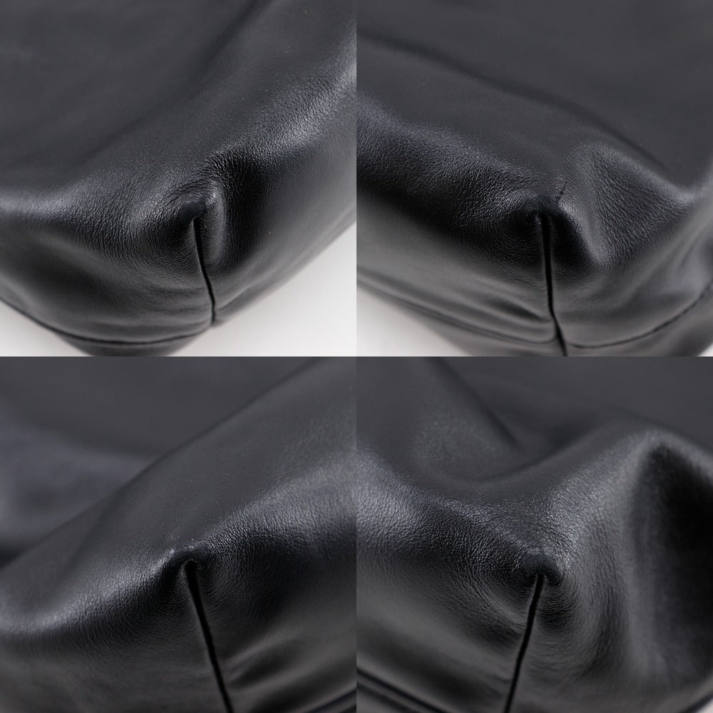 Prada Logo WS7654 Leather Tote Bag