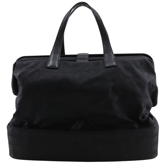 CHANEL Boston Duffel bag A15960 Nylon canvas black New travel line