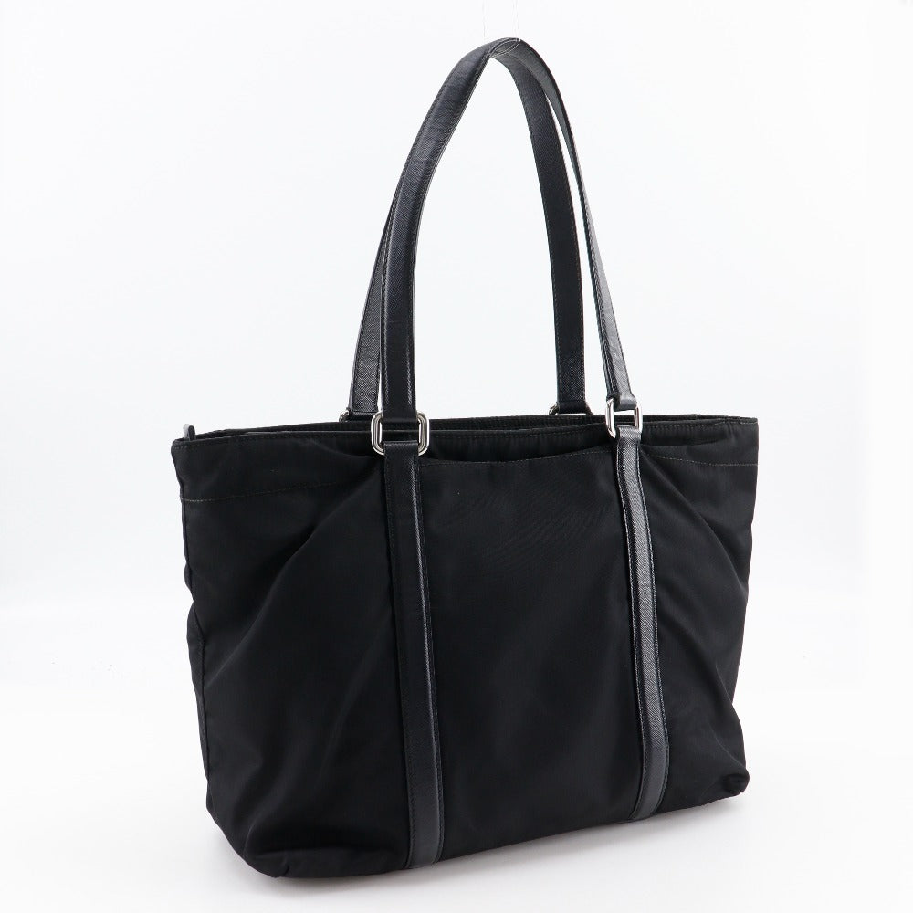 Prada BR2311 Nylon Leather Tote Bag