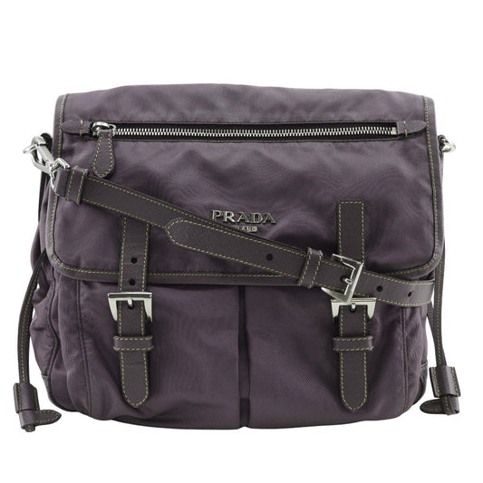 Prada BT0687 Nylon×Leather 2way Shoulder Bag