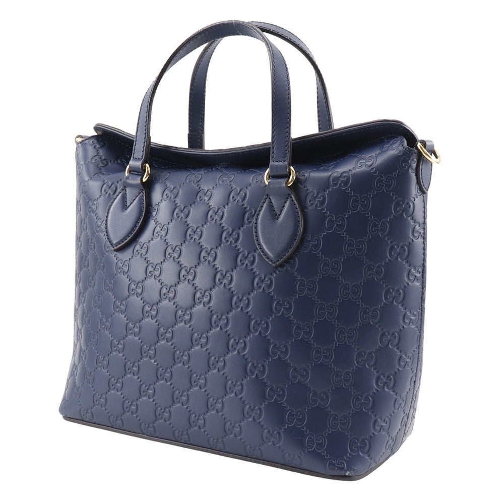 Gucci GG Shima Leather Handbag