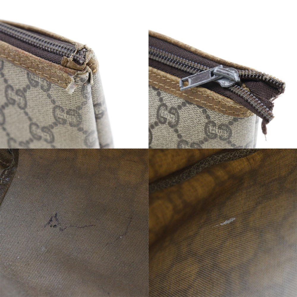 GUCCI Tote Bag GG plus beige Sherry Women Used