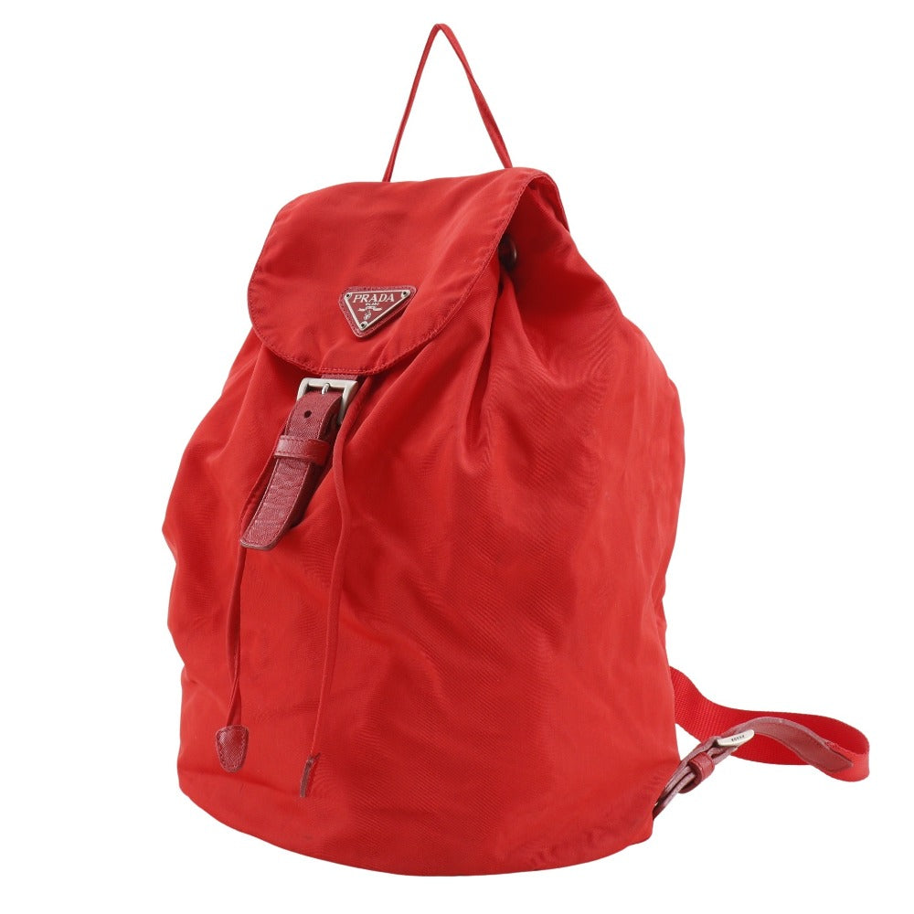PRADA Backpack Nylon Red
