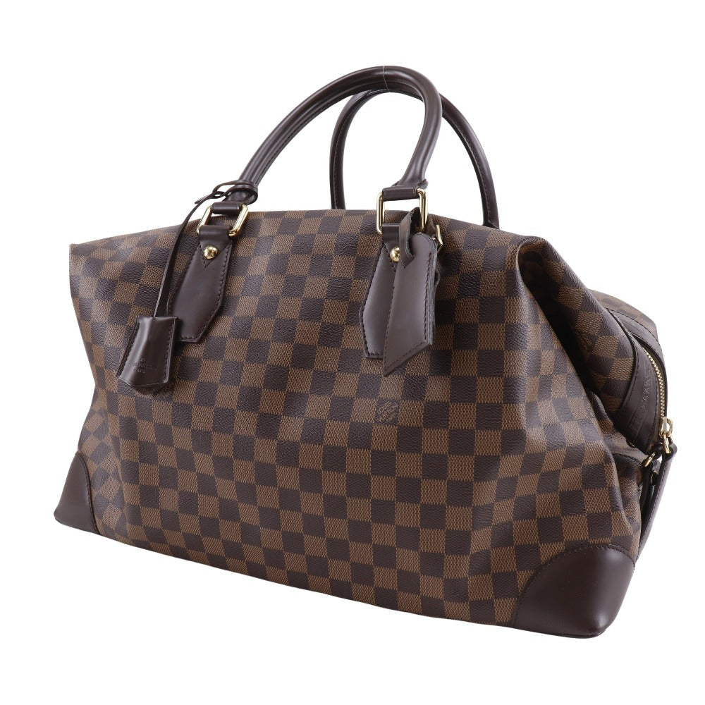 LOUIS VUITTON Boston Duffel bag N41537 Damier canvas Brown Vaslav