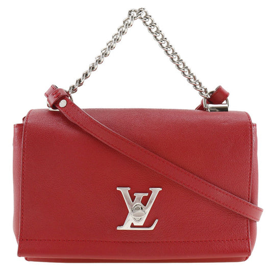 LOUIS VUITTON Shoulder Bag M51202 Calfskin Red 2WAY Rock Me BB Women
