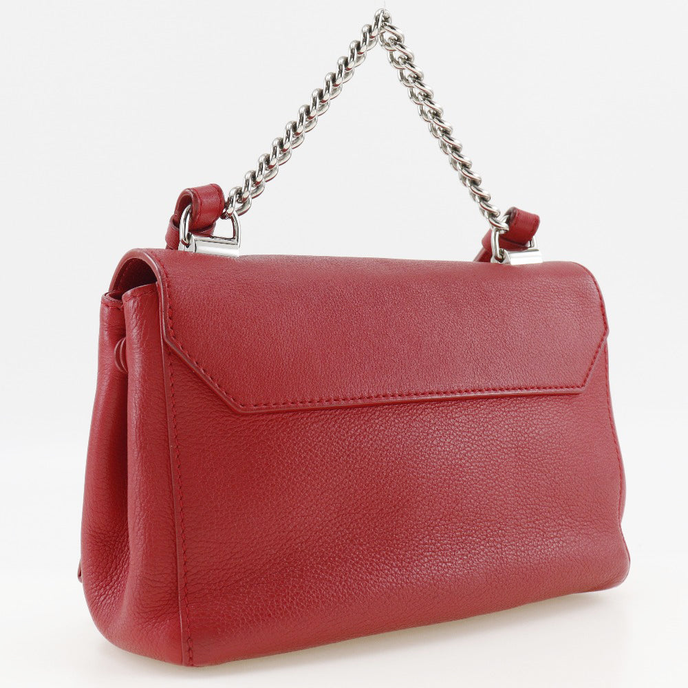 LOUIS VUITTON Shoulder Bag M51202 Calfskin Red 2WAY Rock Me BB Women