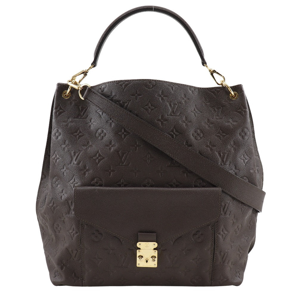 LOUIS VUITTON Shoulder Bag M40809 Monogram Ann Platt Brown 2WAY Metis Women