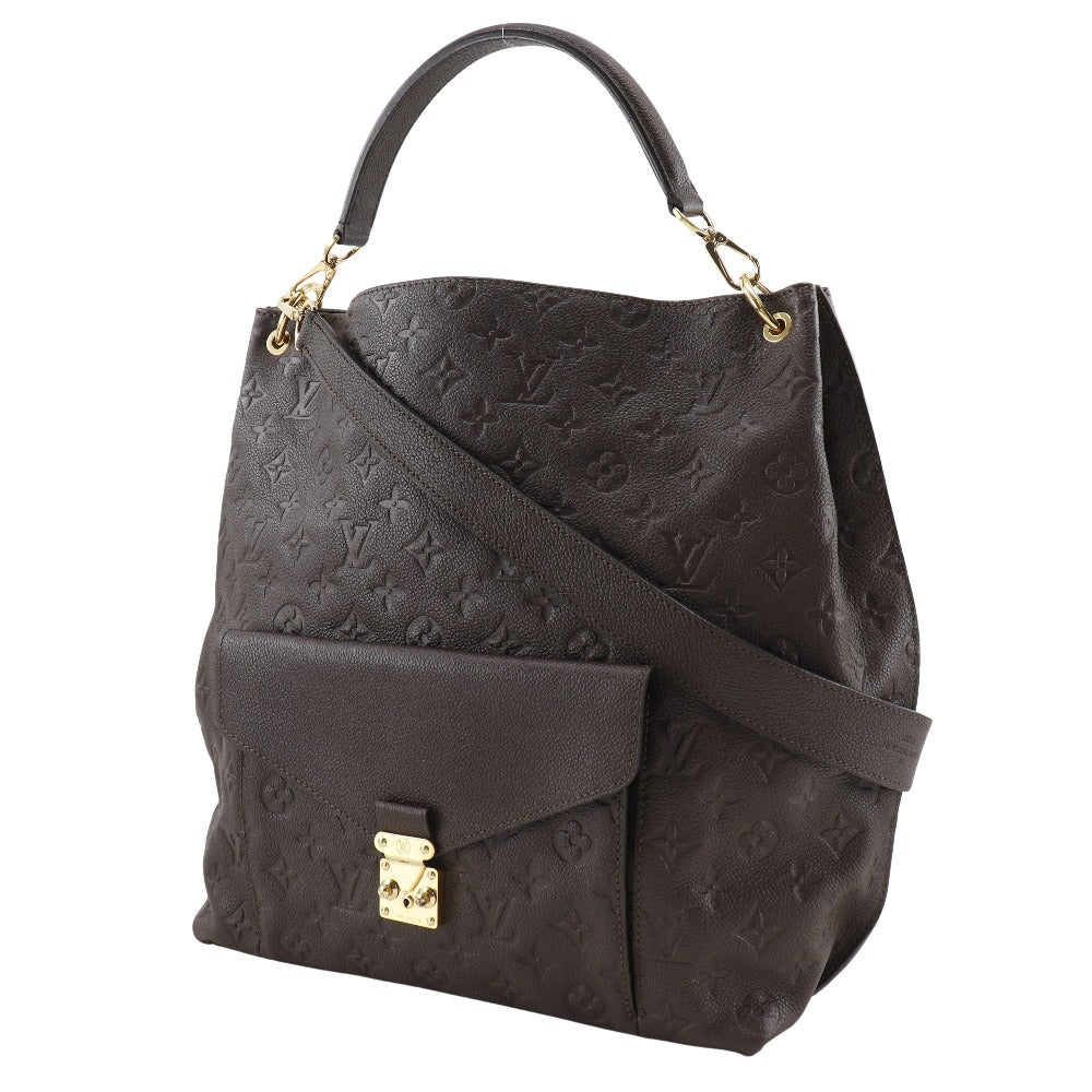 LOUIS VUITTON Shoulder Bag M40809 Monogram Ann Platt Brown 2WAY Metis Women