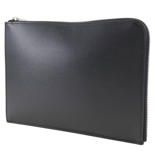 LOUIS VUITTON Clutch bag R99303 Calfskin black Nomad Pochette Jules PM mens Used