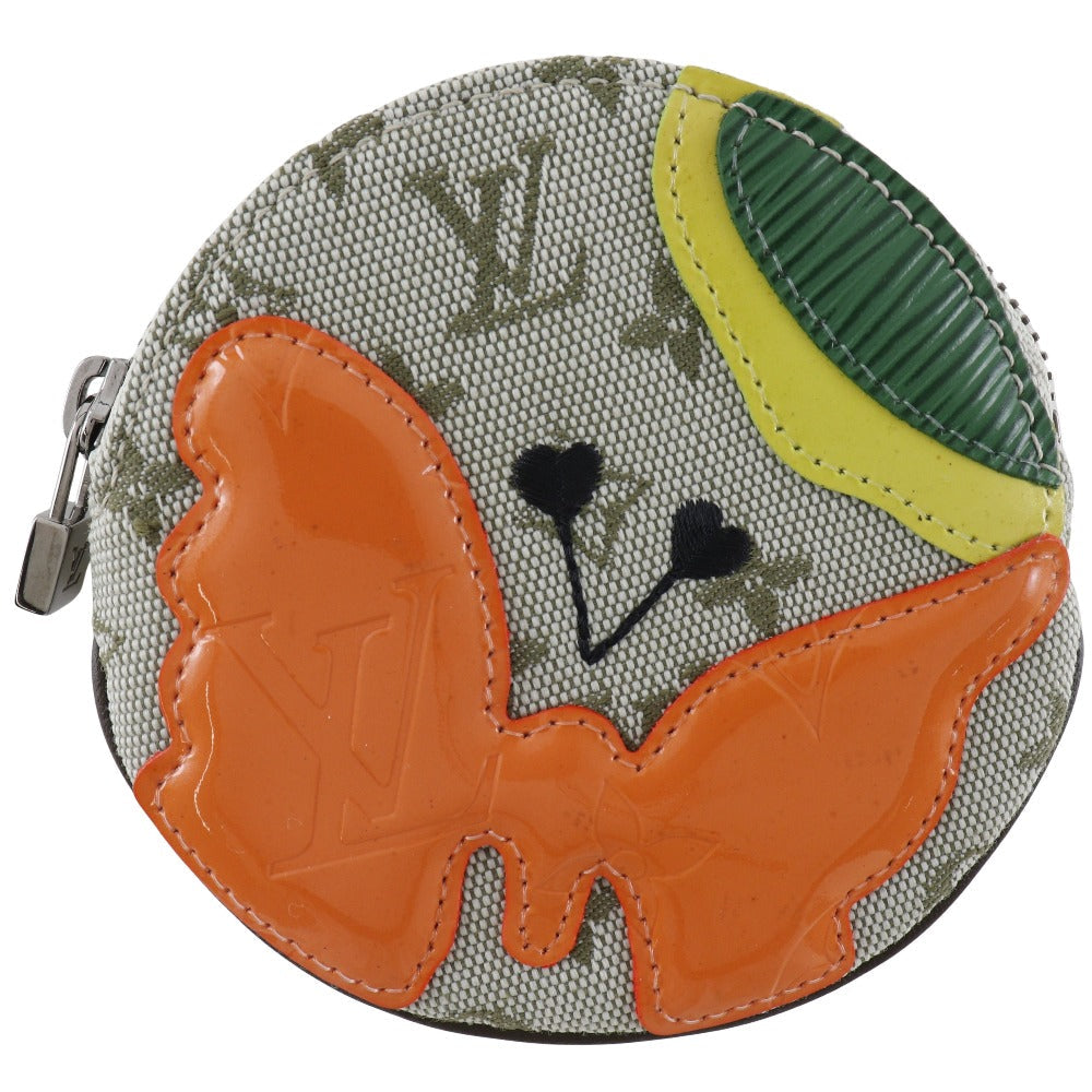 LOUIS VUITTON Coin case M92271 Monogram mini canvas khaki Comte Dufe Portomonay Long Women