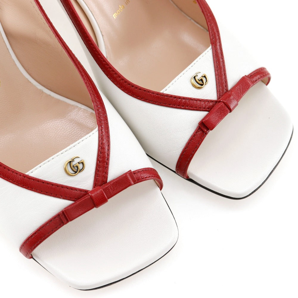 Gucci Ribbon Sandals Leather 601553