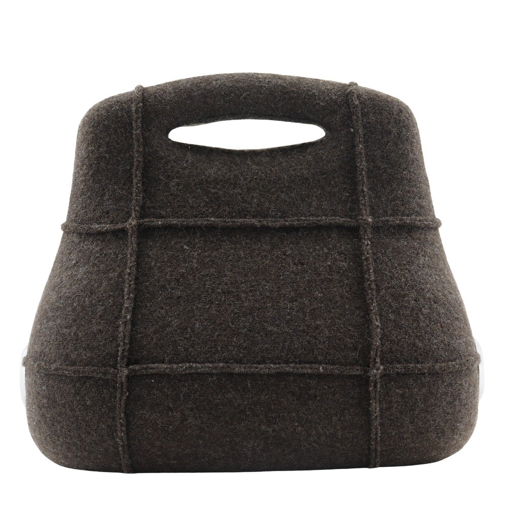 CHANEL Handbag wool Brown Hip bag Women