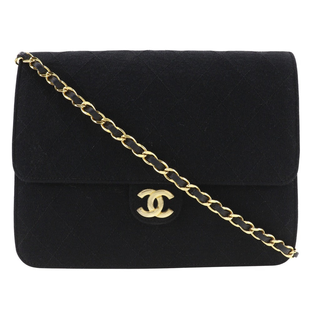 Chanel Matelasse Cotton Shoulder Bag Classic Flap