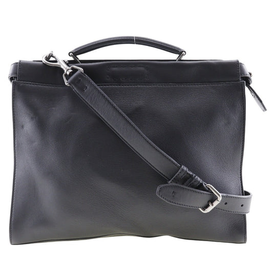 FENDI Business bag Calfskin black 2WAYShoulder Ceria Peekaboo mens