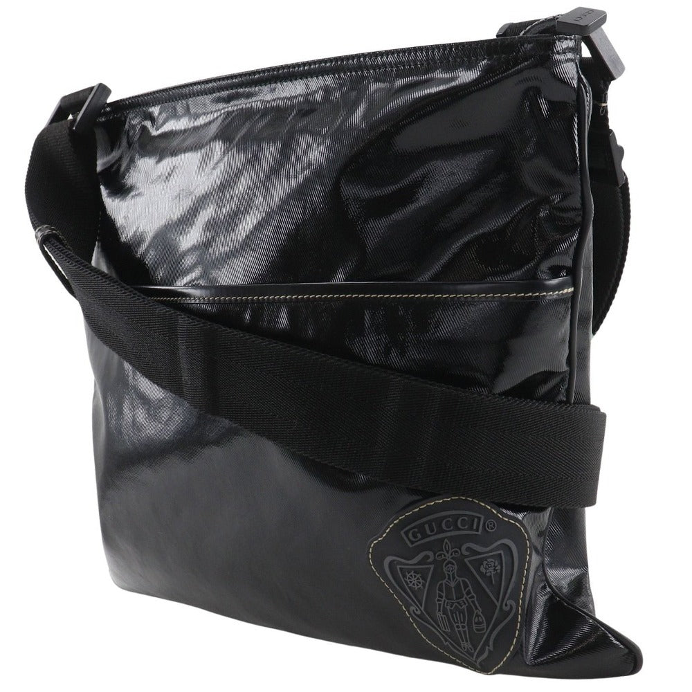 Gucci Crest Emblem PVC Shoulder Bag