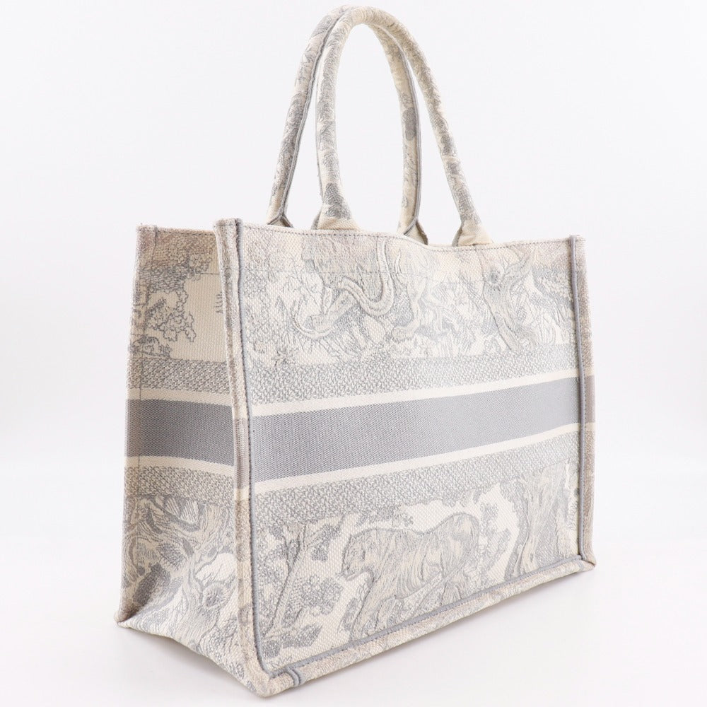 Dior Book Tote Toile de Jouy Jacquard Canvas Tote Bag