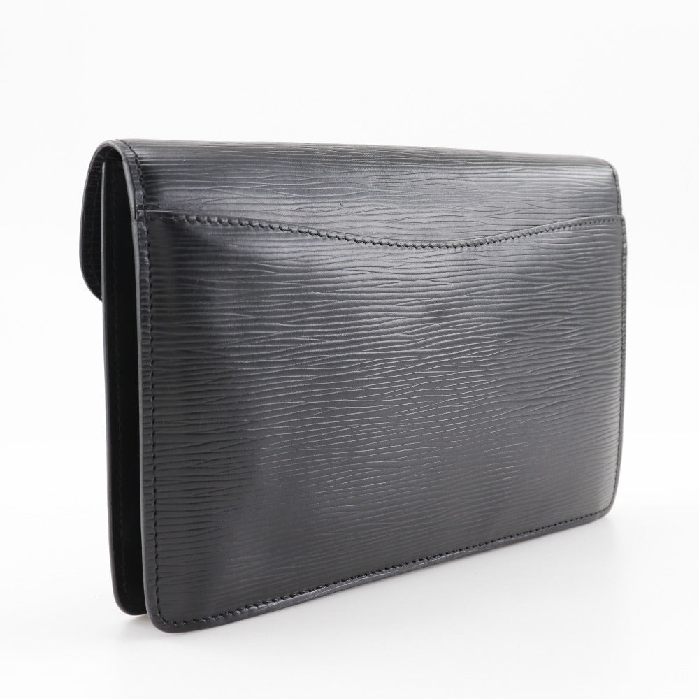 LOUIS VUITTON Clutch bag M52662 Epi Leather black business bag Montaigne 23 mens