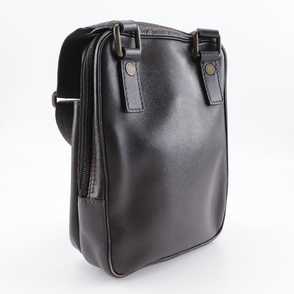 LOUIS VUITTON Shoulder Bag M92534 leather Brown Utah Irokuwa mens