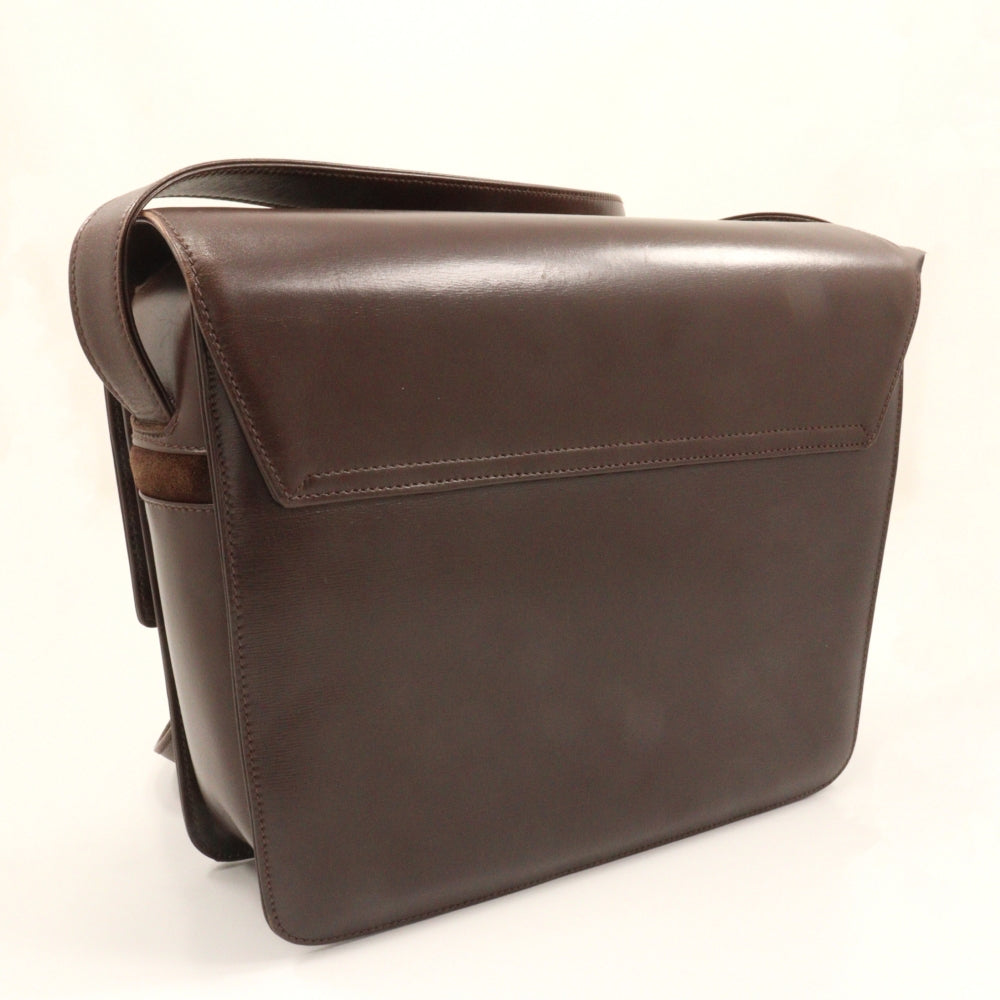 GUCCI Shoulder Bag 001.109.1314 Calfskin, suede Brown Old Gucci Women