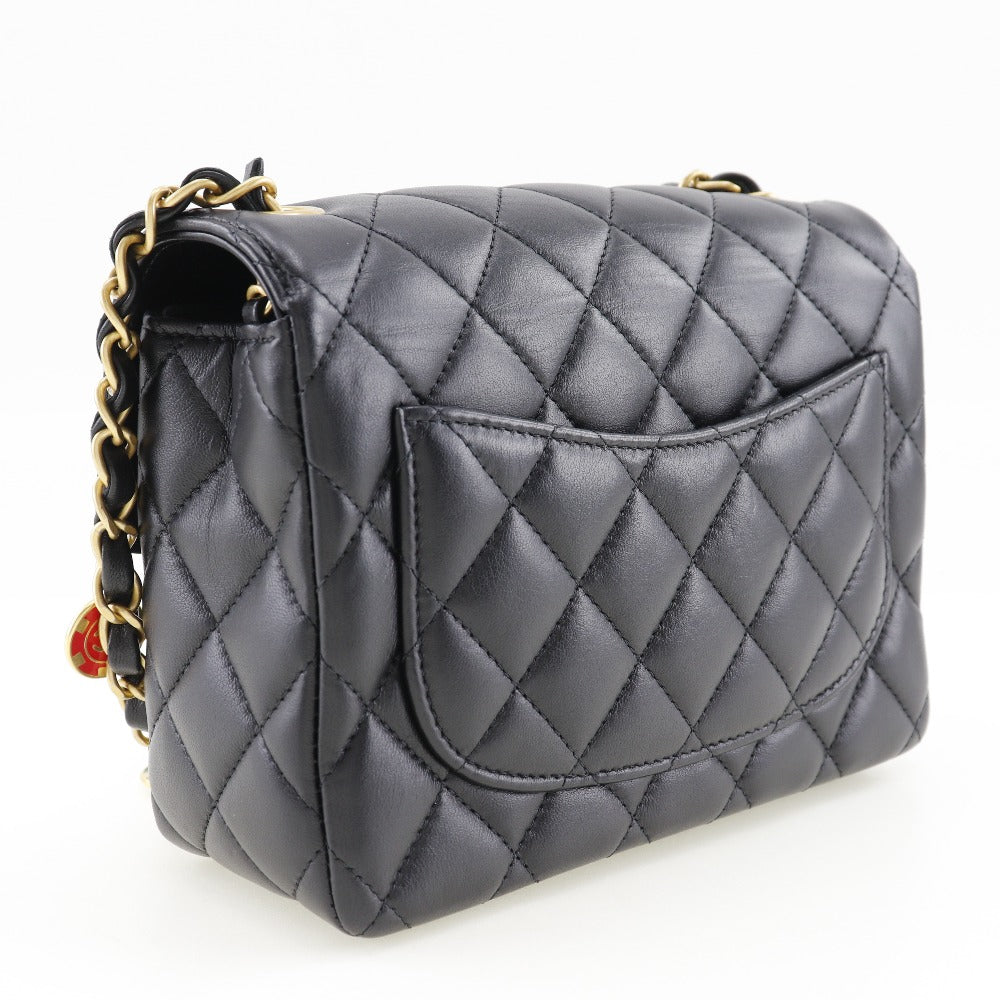 Chanel Matelasse Shoulder Bag Black Classic Flap