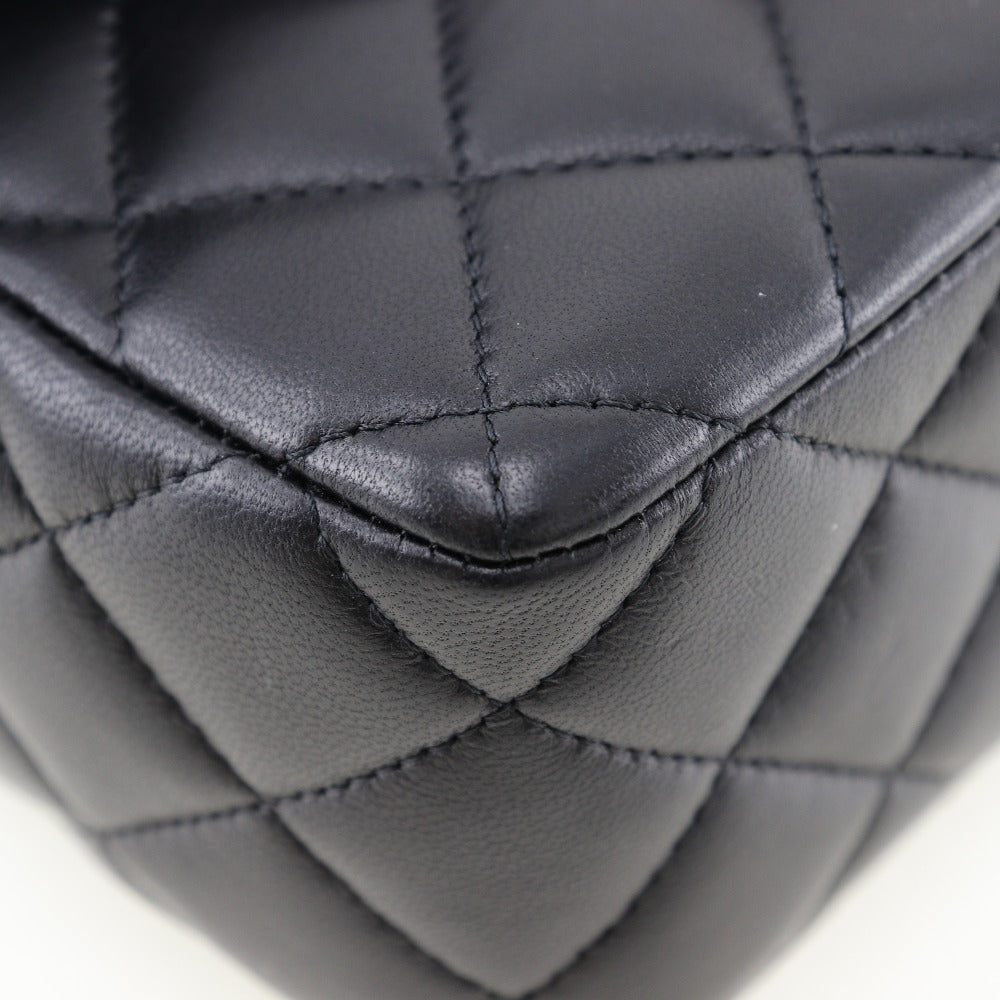 Chanel Matelasse Shoulder Bag Black Classic Flap