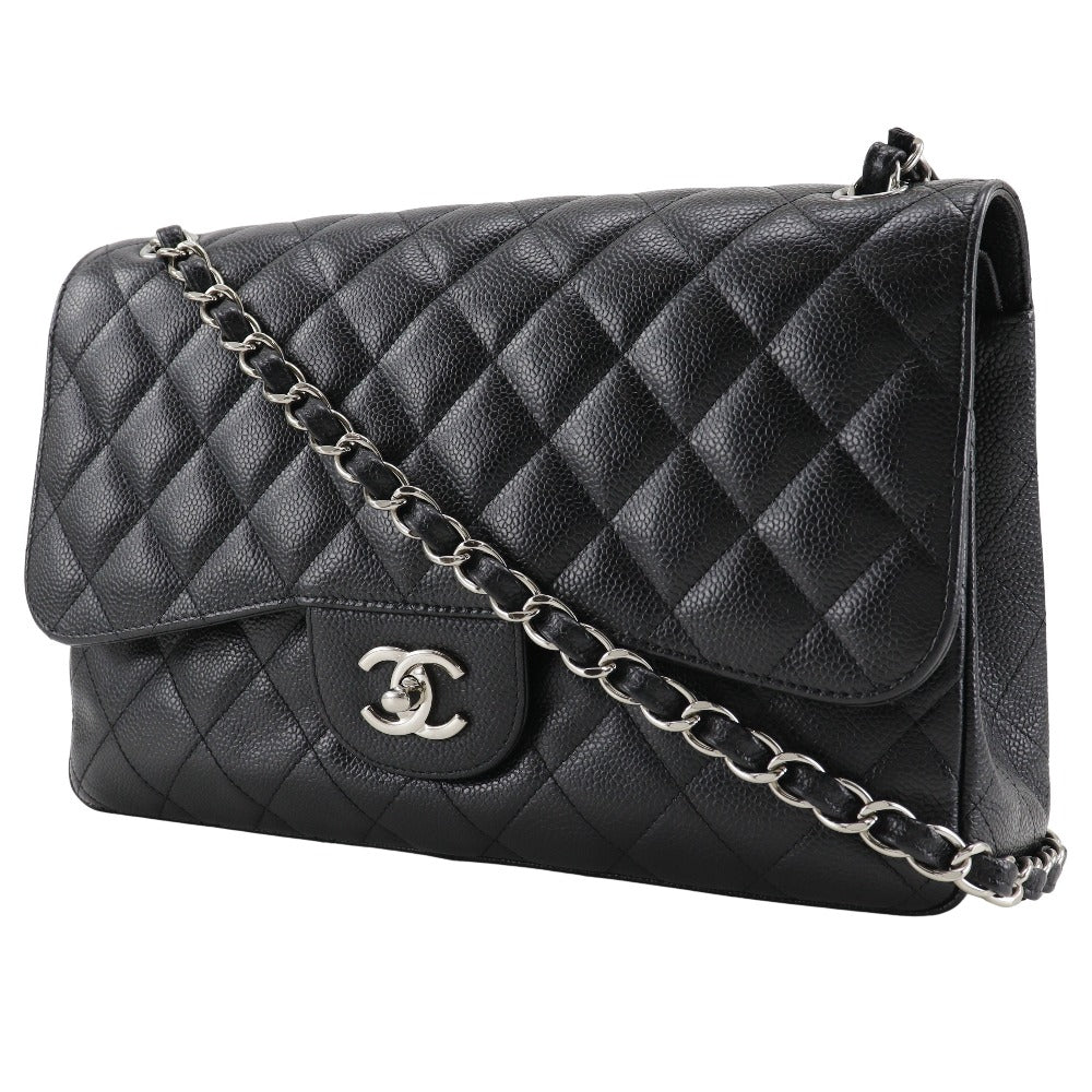 Chanel Caviar Skin Shoulder Bag Classic Flap