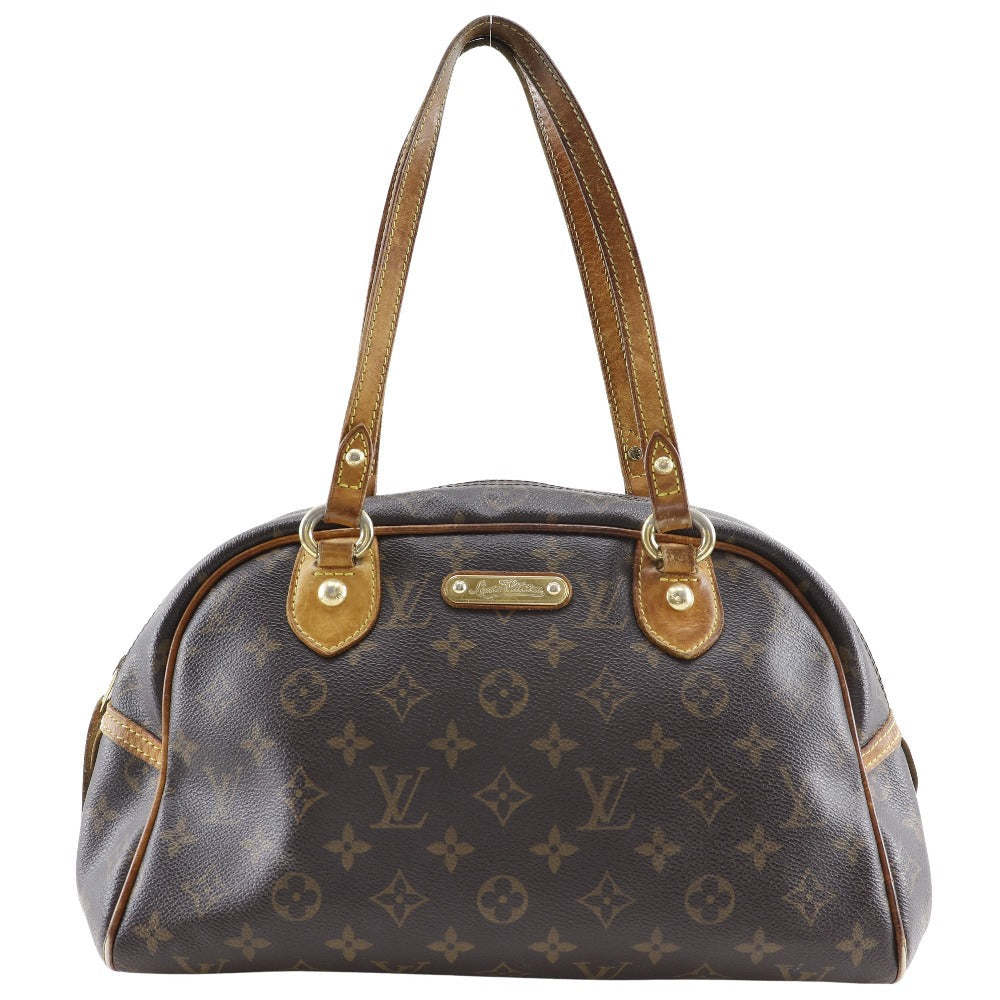 LOUIS VUITTON Shoulder Bag M95565 Monogram canvas Brown Montorgueil PM Women