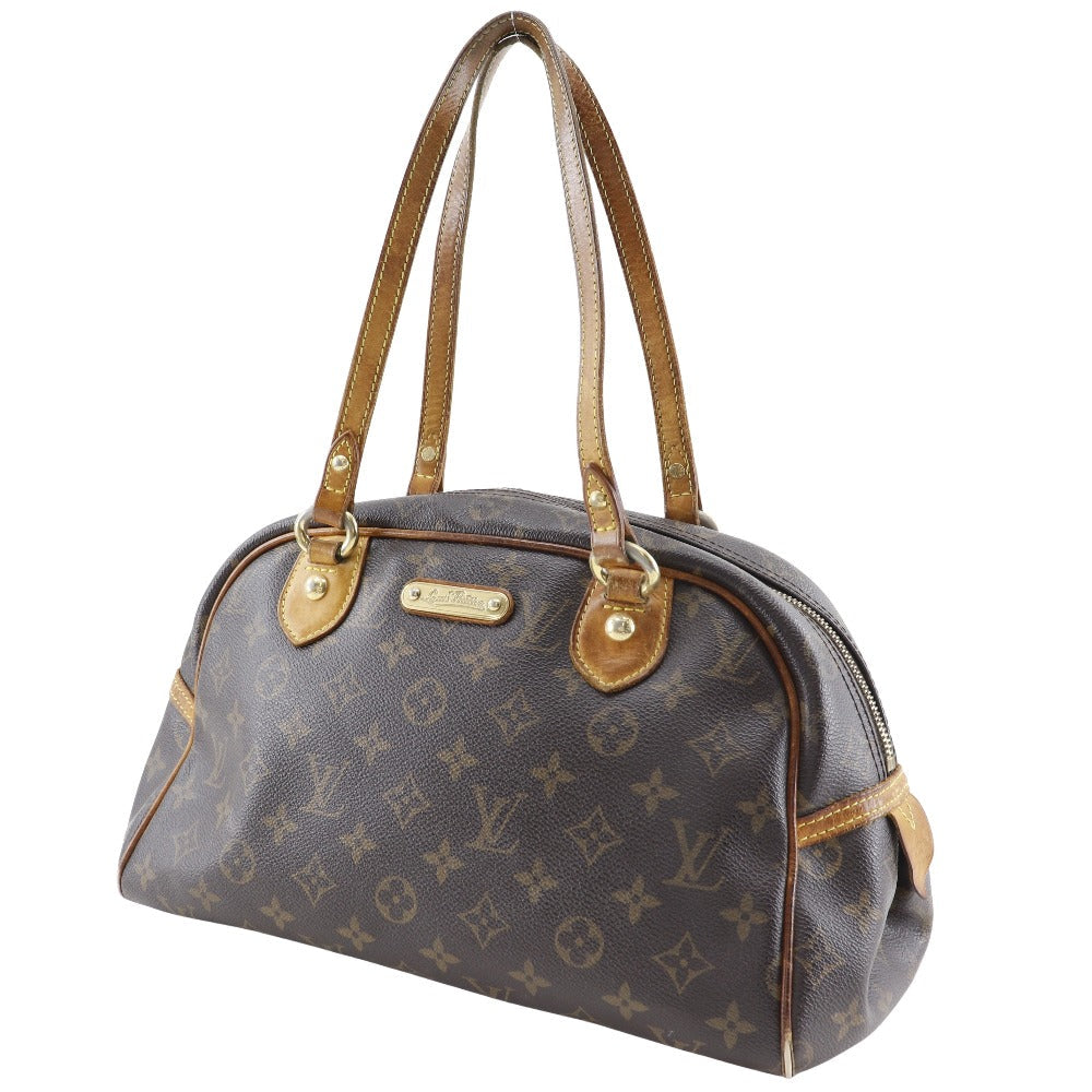 LOUIS VUITTON Shoulder Bag M95565 Monogram canvas Brown Montorgueil PM Women