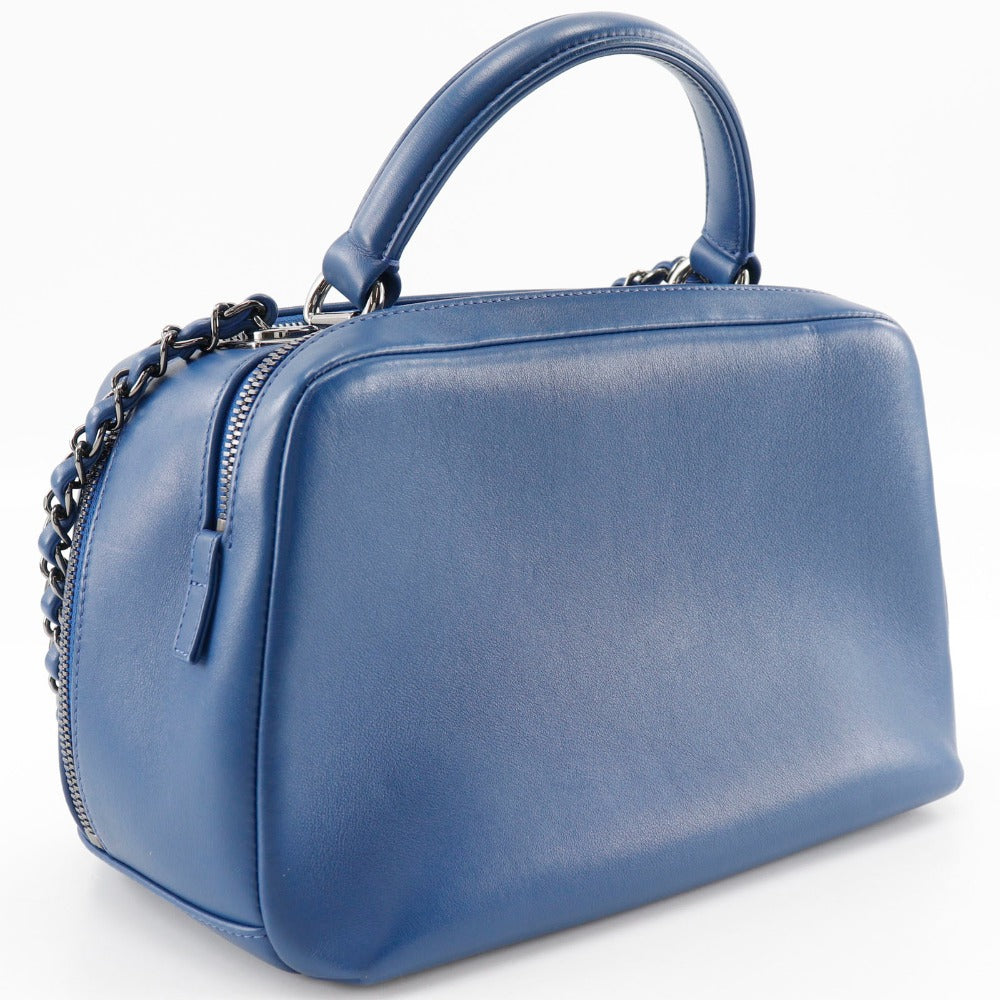 Chanel Trendy Bowling Bag Handbag 2WAY Classic Flap
