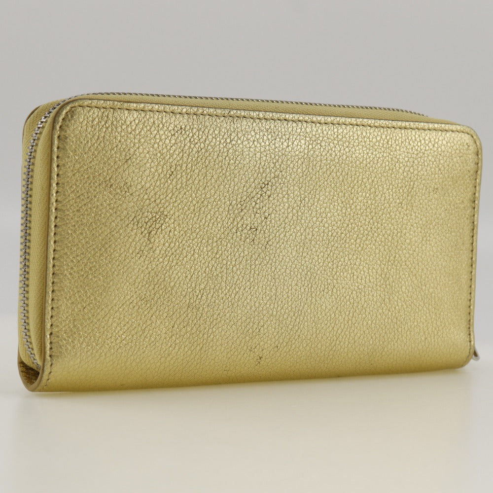 LOUIS VUITTON Long Wallet Purse M69058 Grain Calfskin Leather gold Japan exclusive color Zippy Rock Me Women
