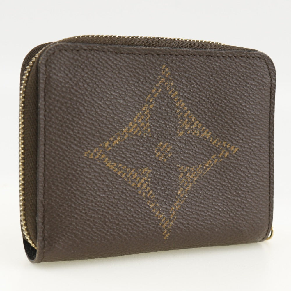 LOUIS VUITTON Coin case M69354 Monogram giant canvas Brown Zip around purse unisex(Unisex)