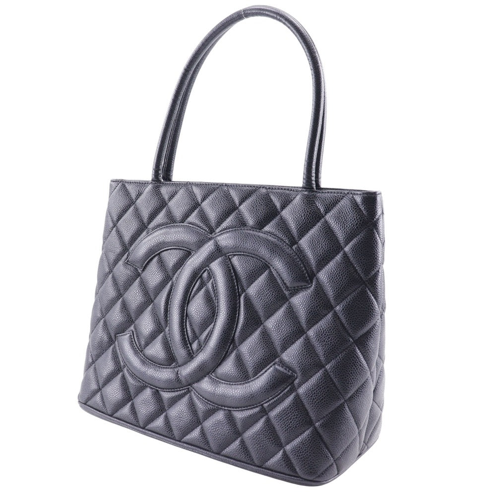 CHANEL Tote Bag Caviar skin black Replica Tote Women