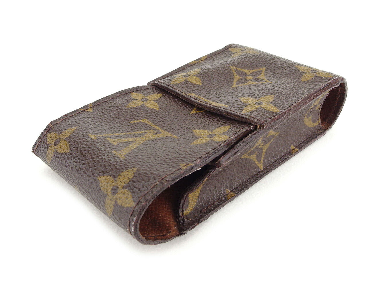 LOUIS VUITTON Cigarette case M63024 Brown Etui cigarette