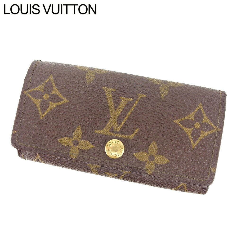 LOUIS VUITTON Key case Key holder M62631 Brown Multicles4