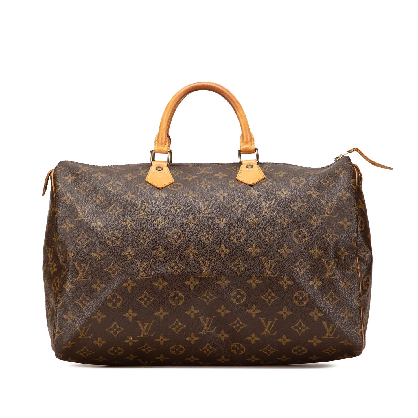 Brown Louis Vuitton Monogram Speedy 40 Boston Bag