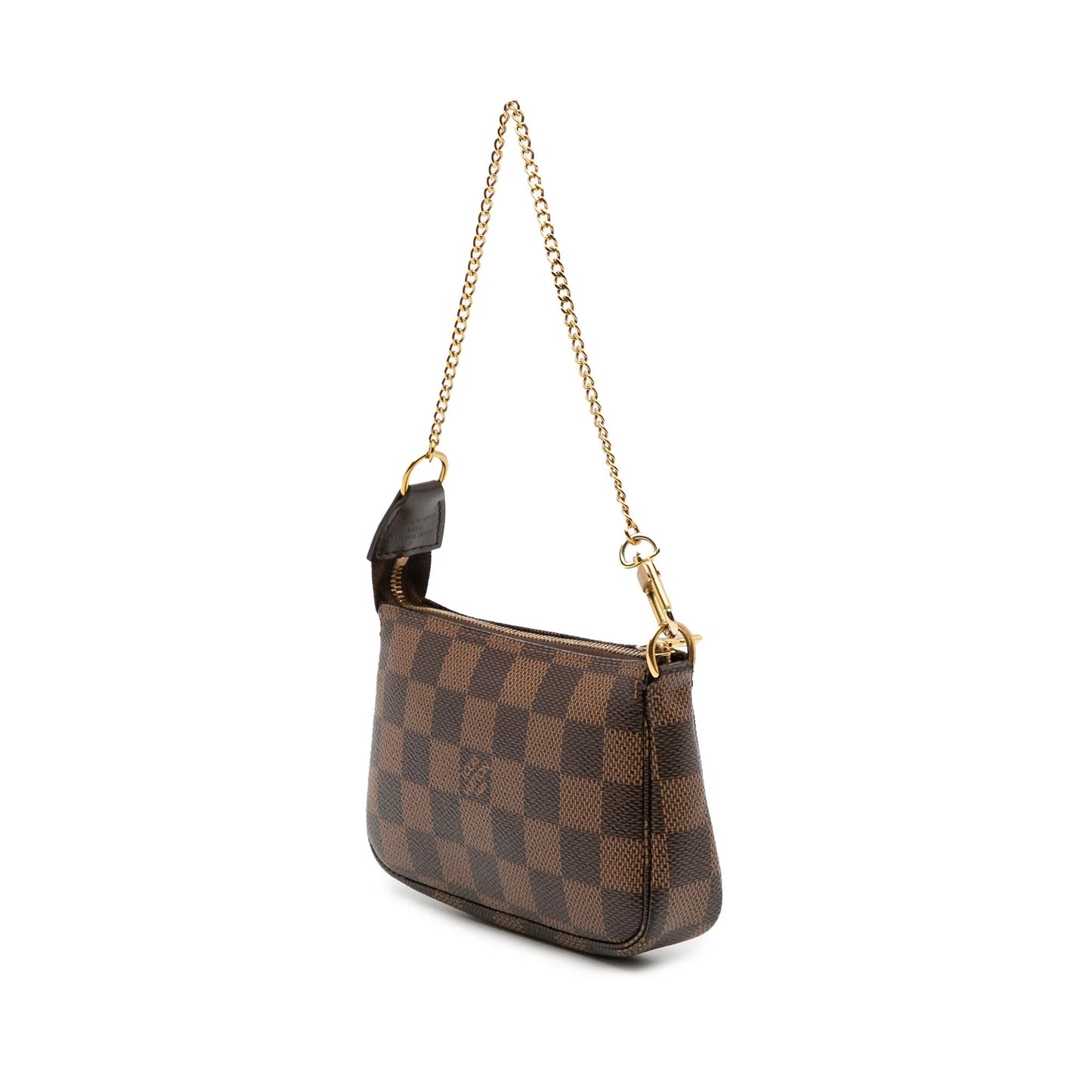 Brown Louis Vuitton Damier Ebene Mini Pochette Accessoires Handbag