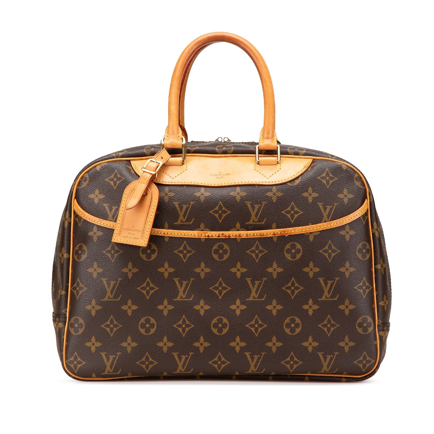 Brown Louis Vuitton Monogram Deauville Handbag