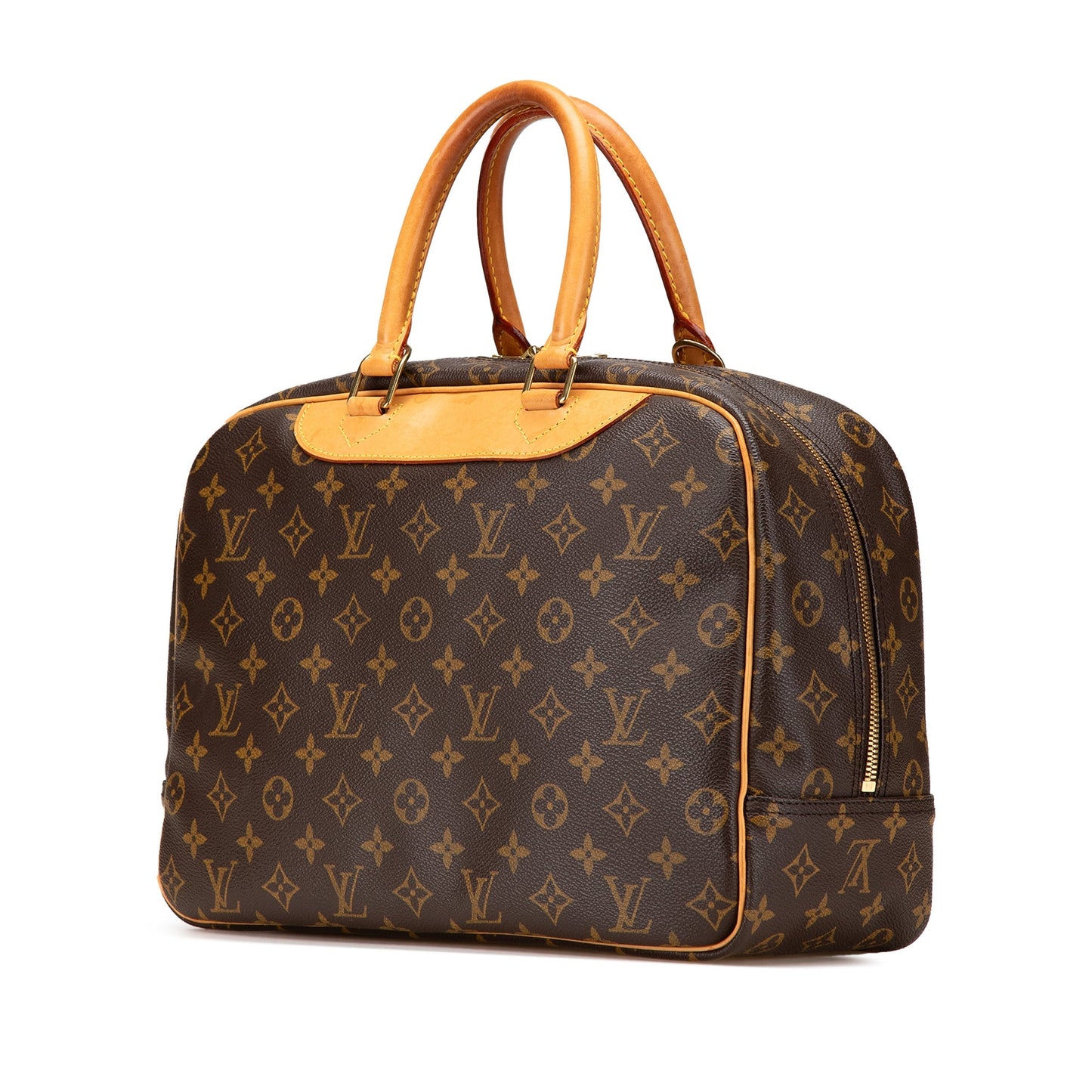 Brown Louis Vuitton Monogram Deauville Handbag