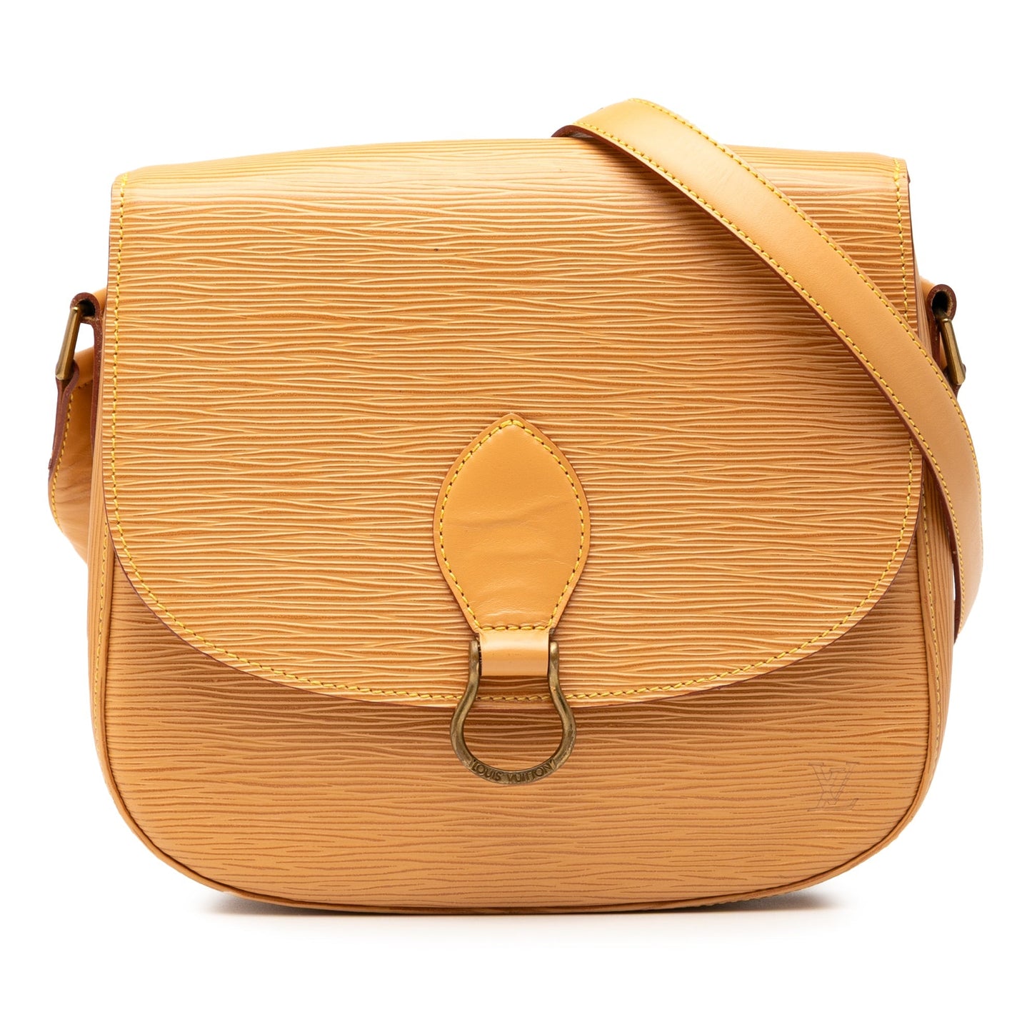 Yellow Louis Vuitton Epi Saint Cloud GM Crossbody Bag