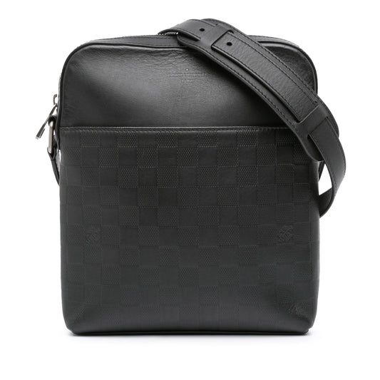 Black Louis Vuitton Damier Infini District Pochette Crossbody Bag