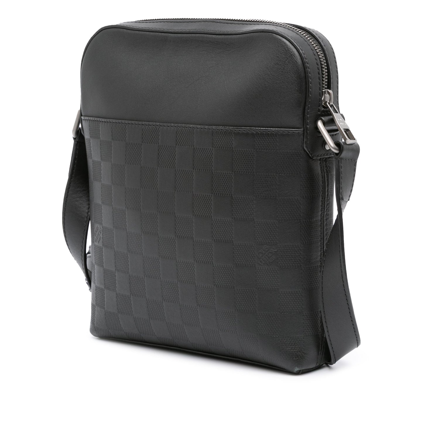 Black Louis Vuitton Damier Infini District Pochette Crossbody Bag