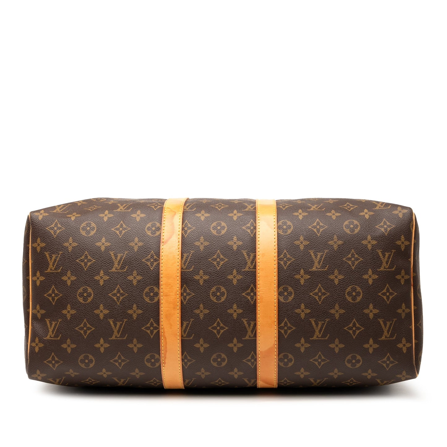 Brown Louis Vuitton Monogram Keepall 45 Travel Bag