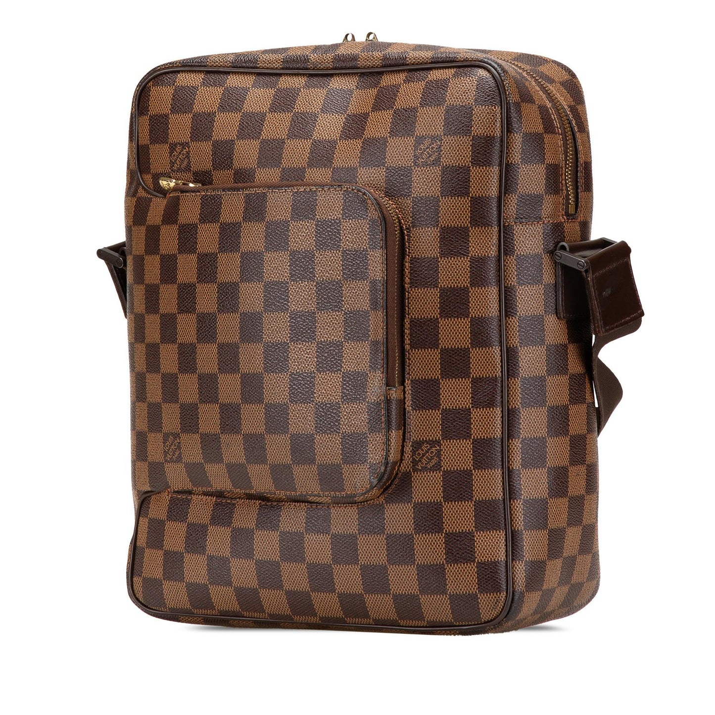 Brown Louis Vuitton Damier Ebene Olav MM Crossbody Bag